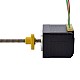 NEMA 11 External Acme Linear Stepper Motor 1.0A 32.2mm Stack Screw Lead 1.27mm(0.05) Lead Length 150mm - 11E13S1004FD5-150RS | StepperOnline AU