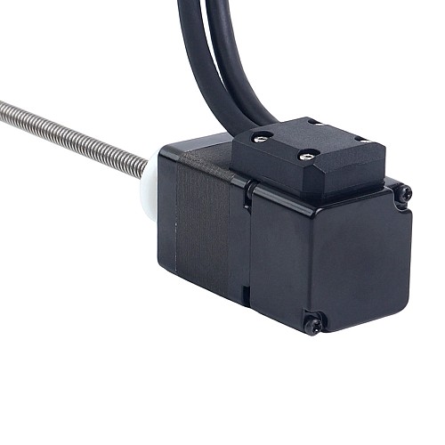 Nema 11 External Acme Linear Stepper Motor 1.0A 32.2mm Stack w/ Optical Incremental Encoder 1000PPR - 11E13S1004GD4-150RS-OE1K | StepperOnline AU