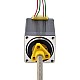 NEMA 11 External Acme Linear Stepper Motor 1.0A 46mm Stack Screw Lead 1.27mm(0.05) Lead Length 150mm - 11E18S1004FD5-150RS | StepperOnline AU