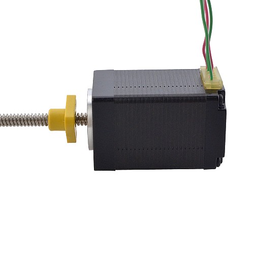 NEMA 11 External Acme Linear Stepper Motor 1.0A 46mm Stack Screw Lead 2.54mm(0.1) Lead Length 150mm - 11E18S1004GD5-150RS | StepperOnline AU