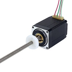 NEMA 11 External Acme Linear Stepper Motor 1.0A 46mm Stack Screw Lead 2.54mm(0.1") Lead Length 250mm