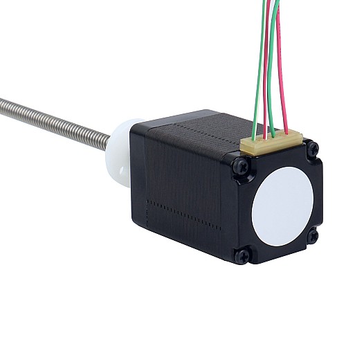 NEMA 11 External Acme Linear Stepper Motor 1.0A 46mm Stack Screw Lead 2.54mm(0.1) Lead Length 250mm - 11E18S1004GD5-250RS | StepperOnline AU