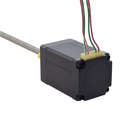 NEMA 11 External Acme Linear Stepper Motor 1.0A 46mm Stack Screw Lead 10.16mm(0.4) Lead Length 150mm - 11E18S1004ND5-150RS | StepperOnline AU