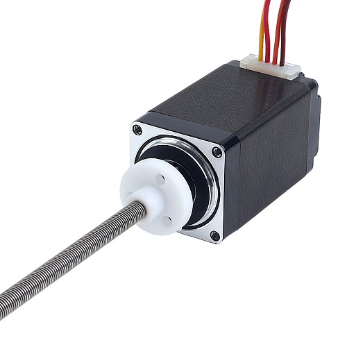 Nema 11 External 51mm Stack 0.67A Lead 0.635mm(0.025") Length 100mm - 11E20S0674ED4-100RS | StepperOnline AU