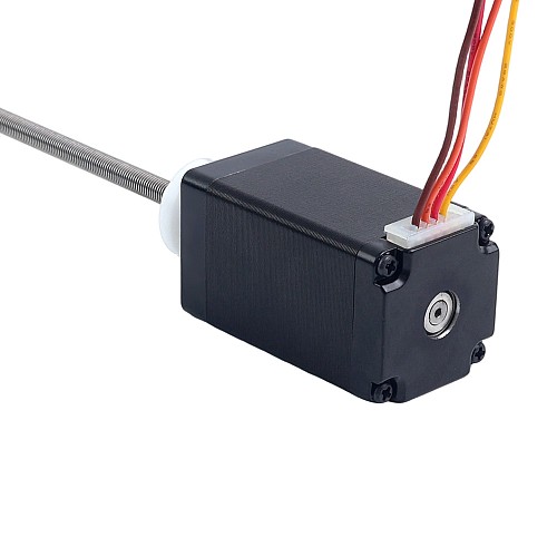 Nema 11 External 51mm Stack 0.67A Lead 0.635mm(0.025") Length 100mm - 11E20S0674ED4-100RS | StepperOnline AU