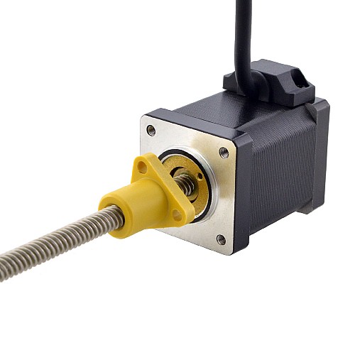 NEMA 14 External Acme Linear Stepper Motor 1.5A 47mm Stack Screw Lead 6.35mm(0.25) Lead Length 150mm - 14E19S1504RF5-150RS | StepperOnline AU