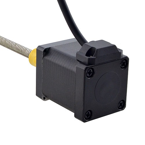 NEMA 14 External Acme Linear Stepper Motor 1.5A 47mm Stack Screw Lead 12.7mm(0.5) Lead Length 150mm - 14E19S1504WF5-150RS | StepperOnline AU