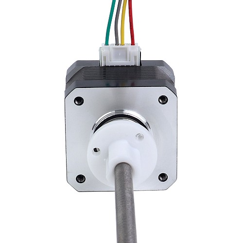 Nema 17 External 34mm Stack 0.4A Lead 2mm(0.07874) Length 200mm - 17E13S0404AF4-200RS | StepperOnline AU