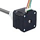 Nema 17 External 34mm Stack 0.4A Lead 4mm(0.15748) Length 150mm - 17E13S0404DB4-150RS | StepperOnline AU