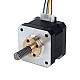 Nema 17 External 34mm Stack 0.4A Lead 8mm(0.31496") Length 32mm - 17E13S0404MB4-032RB | StepperOnline AU