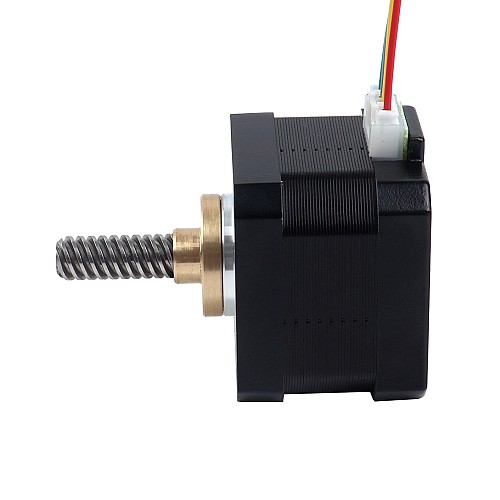 Nema 17 External 34mm Stack 0.4A Lead 8mm(0.31496") Length 32mm - 17E13S0404MB4-032RB | StepperOnline AU