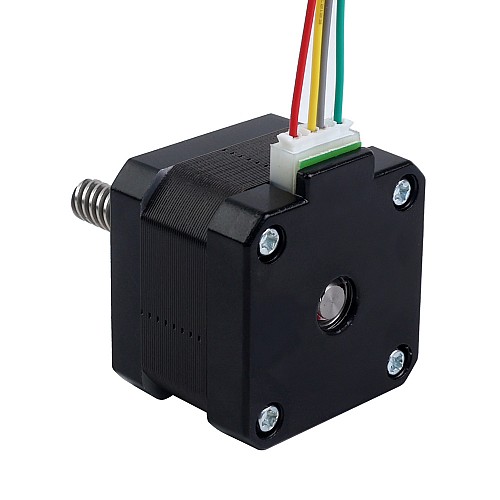 Nema 17 External 34mm Stack 0.4A Lead 8mm(0.31496") Length 32mm - 17E13S0404MB4-032RB | StepperOnline AU