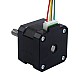Nema 17 External 34mm Stack 0.4A Lead 8mm(0.31496") Length 32mm - 17E13S0404MB4-032RB | StepperOnline AU
