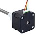 Nema 17 External 34mm Stack 0.4A Lead 8mm(0.31496") Length 150mm - 17E13S0404MB4-150RS | StepperOnline AU