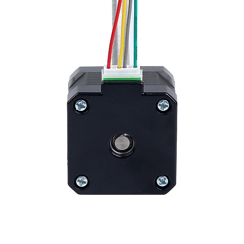 Nema 17 External 34mm Stack 0.4A Lead 8mm(0.31496) Length 300mm - 17E13S0404MB4-300RS | StepperOnline AU