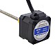 NEMA 17 External Acme Linear Stepper Motor 1.5A 34mm Stack Screw Lead 25.4mm(1) Lead Length 150mm - 17E13S1504YF5-150RS | StepperOnline AU