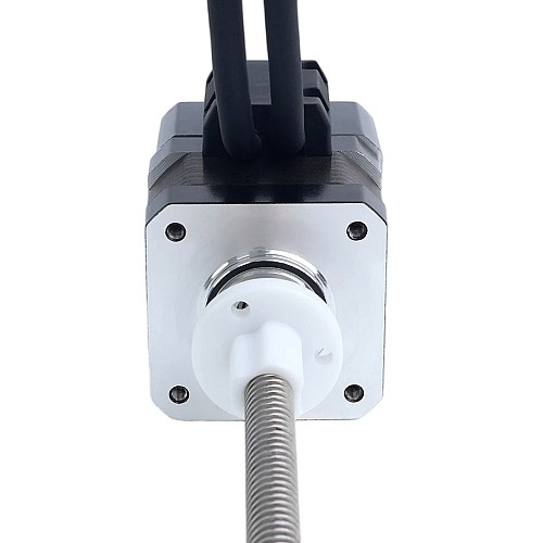 Nema 17 External 34mm Stack 1.68A Lead 8mm(0.31496") Length 200mm w/ Optical Incremental Encoder 1000PPR - 17E13S1684MB4-200RS-OE1K | StepperOnline AU