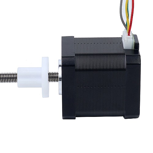 Nema 17 External 48mm Stack 1.68A Lead 2mm(0.07874) Length 200mm - 17E19S1684AF4-200RS | StepperOnline AU