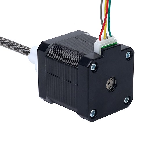 Nema 17 External 48mm Stack 1.68A Lead 2mm(0.07874) Length 200mm - 17E19S1684AF4-200RS | StepperOnline AU