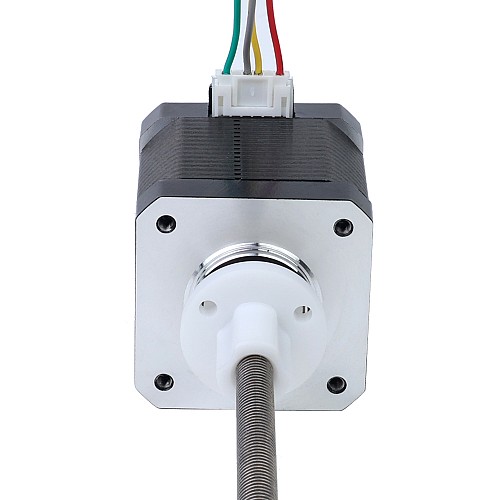 Nema 17 External 48mm Stack 1.68A Lead 2mm(0.07874) Length 200mm - 17E19S1684AF4-200RS | StepperOnline AU