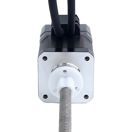 Nema 17 External Acme Linear Stepper Motor 1.68A 48mm Stack Screw Lead 8mm(0.31496") w/ Optical Incremental Encoder 1000PPR - 17E19S1684MB4-300RS-OE1K | StepperOnline AU