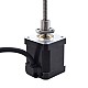 NEMA 17 External Ball Screw Linear Stepper Motor 2.5A 48mm Stack Screw Lead 2mm(0.07874) Lead Length 150mm - 17E19S2504BAM5-150RS | StepperOnline AU