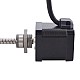 NEMA 17 External Ball Screw Linear Stepper Motor 2.5A 48mm Stack Screw Lead 8mm(0.3150) Lead Length 150mm - 17E19S2504BMB5-150RS | StepperOnline AU