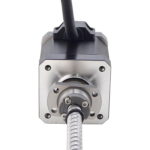 NEMA 17 External Ball Screw Linear Stepper Motor 2.5A 48mm Stack Screw Lead 8mm(0.3150) Lead Length 150mm - 17E19S2504BMB5-150RS | StepperOnline AU