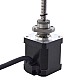 NEMA 17 External Ball Screw Linear Stepper Motor 2.5A 48mm Stack Screw Lead 8mm(0.3150) Lead Length 150mm - 17E19S2504BMB5-150RS | StepperOnline AU