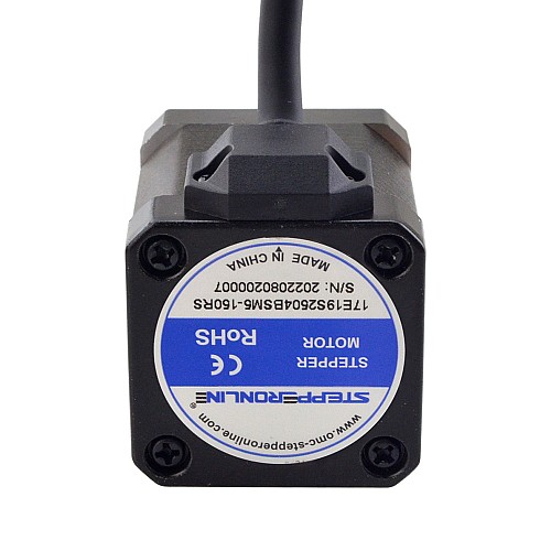 NEMA 17 External Ball Screw Linear Stepper Motor 2.5A 48mm Stack Screw Lead 1mm(0.03937) Lead Length 150mm - 17E19S2504BSM5-150RS | StepperOnline AU