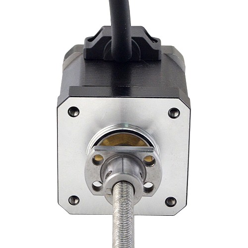 NEMA 17 External Ball Screw Linear Stepper Motor 2.5A 48mm Stack Screw Lead 1mm(0.03937) Lead Length 150mm - 17E19S2504BSM5-150RS | StepperOnline AU