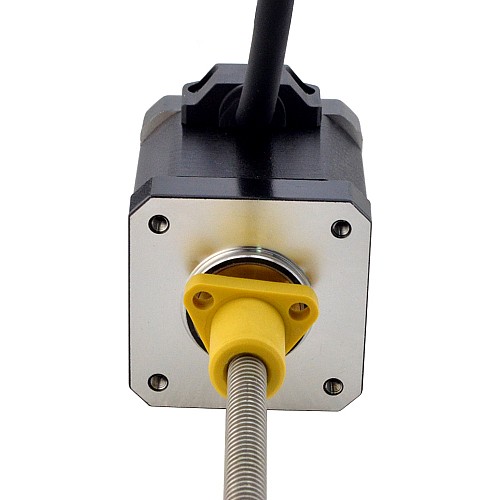 NEMA 17 External Acme Linear Stepper Motor 2.5A 48mm Stack Screw Lead 1.27mm(0.05) Lead Length 150mm - 17E19S2504FF5-150RS | StepperOnline AU