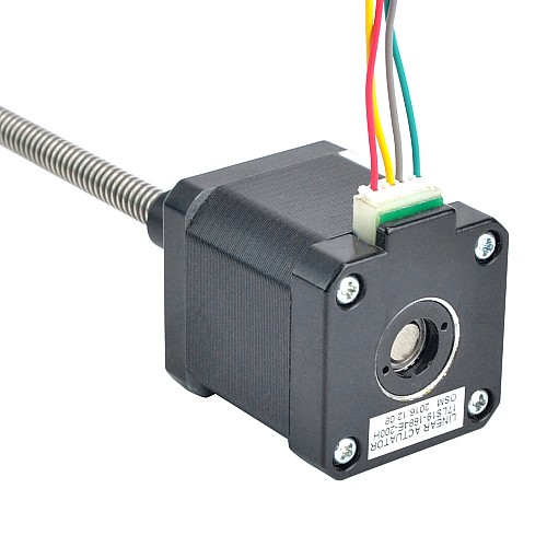 Nema 17 External 48mm Stack 1.68A Lead 8mm(0.31496) Lead Screw Length 200mm - 17LS19-1684E-200H | StepperOnline AU