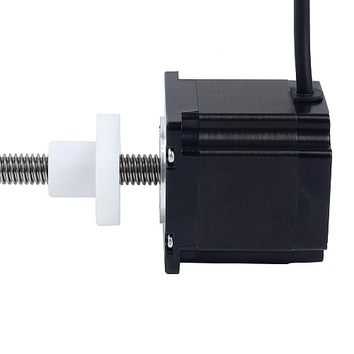 Nema 23 External 56mm Stack 2.0A Lead 4mm(0.15748) Length 300mm - 23E22S2004DJ4-300RS | StepperOnline AU