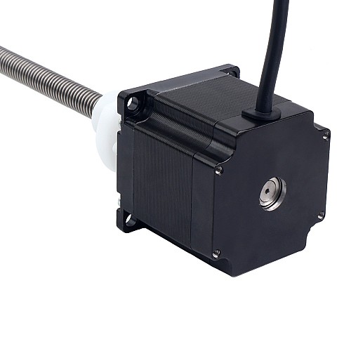 Nema 23 External 56mm Stack 2.0A Lead 4mm(0.15748) Length 300mm - 23E22S2004DJ4-300RS | StepperOnline AU