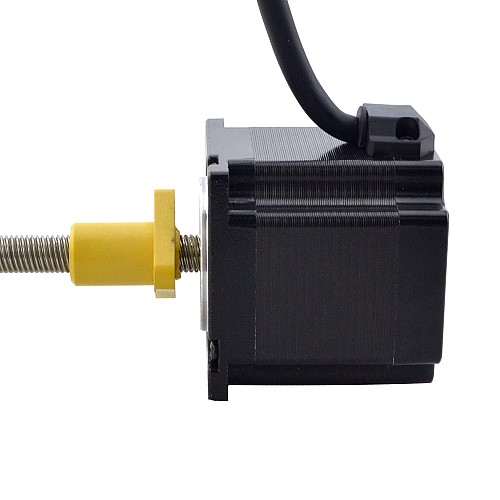 NEMA 23 External Acme Linear Stepper Motor 3.0A 56mm Stack Screw Lead 5.08mm(0.2) Lead Length 200mm - 23E22S3004HG5-200RS | StepperOnline AU