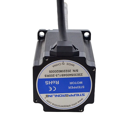NEMA 23 External Ball Screw Linear Stepper Motor 4.0A 75mm Stack Screw Lead 10mm(0.3937) Lead Length 200mm - 23E30S4004B1L5-200RS | StepperOnline AU
