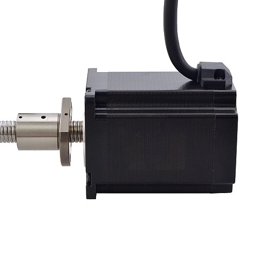 NEMA 23 External Ball Screw Linear Stepper Motor 4.0A 75mm Stack Screw Lead 2mm(0.07874) Lead Length 200mm - 23E30S4004BAL5-200RS | StepperOnline AU