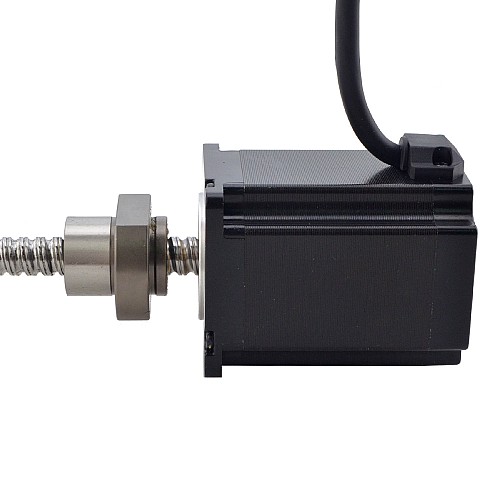 NEMA 23 External Ball Screw Linear Stepper Motor 4.0A 75mm Stack Screw Lead 5mm(0.1969) Lead Length 200mm - 23E30S4004BVL5-200RS | StepperOnline AU