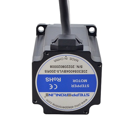 NEMA 23 External Ball Screw Linear Stepper Motor 4.0A 75mm Stack Screw Lead 5mm(0.1969) Lead Length 200mm - 23E30S4004BVL5-200RS | StepperOnline AU