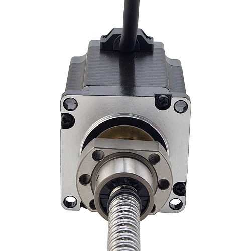 NEMA 23 External Ball Screw Linear Stepper Motor 4.0A 75mm Stack Screw Lead 5mm(0.1969) Lead Length 200mm - 23E30S4004BVL5-200RS | StepperOnline AU
