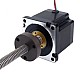 NEMA 34 External Acme Linear Stepper Motor 5.5A 76mm Stack Screw Lead 6.35mm(0.25) Lead Length 250mm - 34E31S5504RK5-250RS | StepperOnline AU