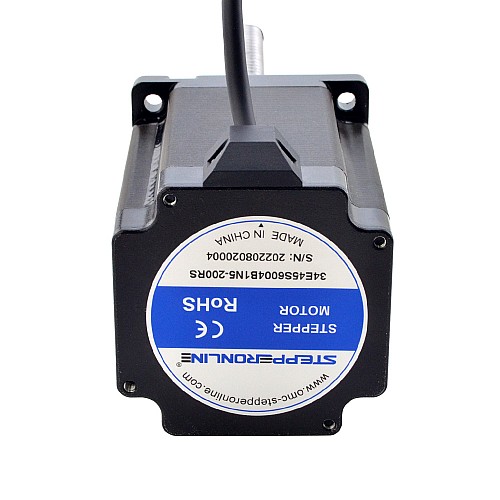 NEMA 34 External Ball Screw Linear Stepper Motor 8Nm(1132.90oz.in) 6.0A 114mm Stack Screw Lead 10mm(0.3937) Lead Length 200mm - 34E45S6004B1Q5-200RS | StepperOnline AU