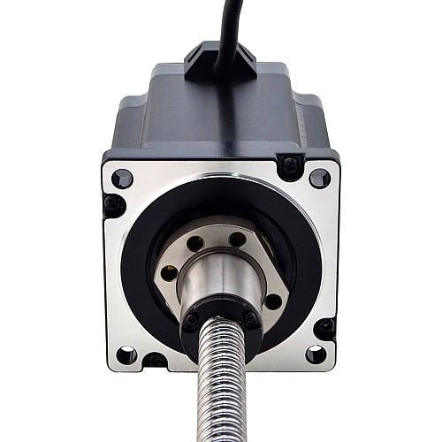 NEMA 34 External Ball Screw Linear Stepper Motor 8Nm(1132.90oz.in) 6.0A 114mm Stack Screw Lead 10mm(0.3937) Lead Length 200mm - 34E45S6004B1Q5-200RS | StepperOnline AU