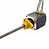 NEMA 8 External Trapezoidal Linear Stepper Motor 0.5A 30mm Stack Screw Lead 2mm(0.07874") Lead Length 100mm