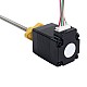 NEMA 8 External Trapezoidal Linear Stepper Motor 0.5A 28.2mm Stack Screw Lead 1mm(0.03937) Lead Length 100mm - 8E11S0504SC5-100RS | StepperOnline AU