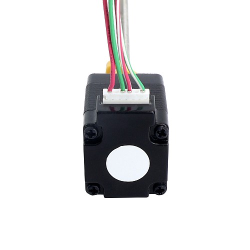 NEMA 8 External Trapezoidal Linear Stepper Motor 0.5A 28.2mm Stack Screw Lead 1mm(0.03937) Lead Length 100mm - 8E11S0504SC5-100RS | StepperOnline AU