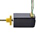 NEMA 8 External Trapezoidal Linear Stepper Motor 0.5A 38.2mm Stack Screw Lead 2mm(0.07874) Lead Length 100mm - 8E15S0504AC5-100RS | StepperOnline AU