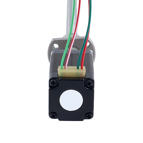 NEMA 8 External Ball Screw Linear Stepper Motor 0.5A 38.2mm Stack Screw Lead 2mm(0.07874) Lead Length 150mm - 8E15S0504BAM5-150RS | StepperOnline AU