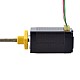 NEMA 8 External Trapezoidal Linear Stepper Motor 0.5A 38.2mm StackScrew Lead 4mm(0.1575) Lead Length 100mm - 8E15S0504DC5-100RS | StepperOnline AU